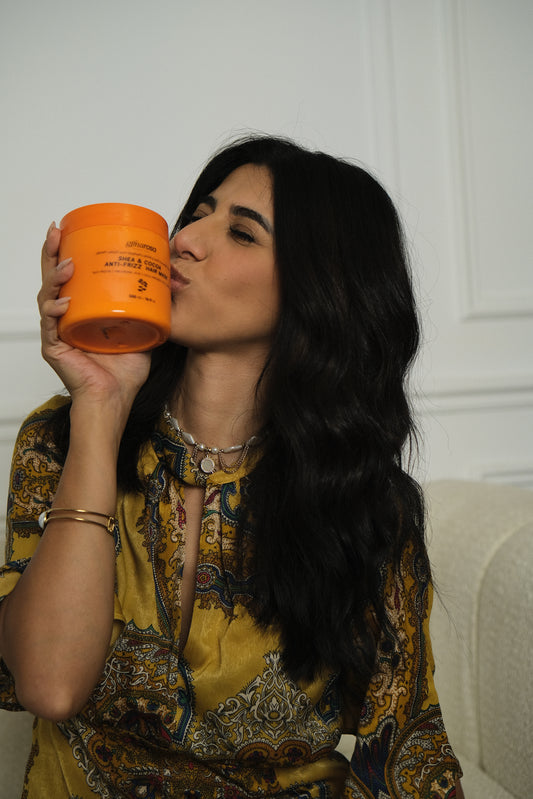 ماسك الشعر بالزبدات "الكاكاو و الشيا" و الزيوت الطبيعيه لاعلي ترطيب